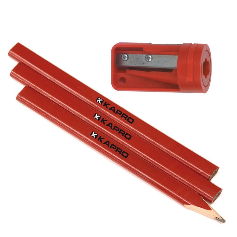 Kapro 275S Sharpener and 3 Pencil Set - Image 4